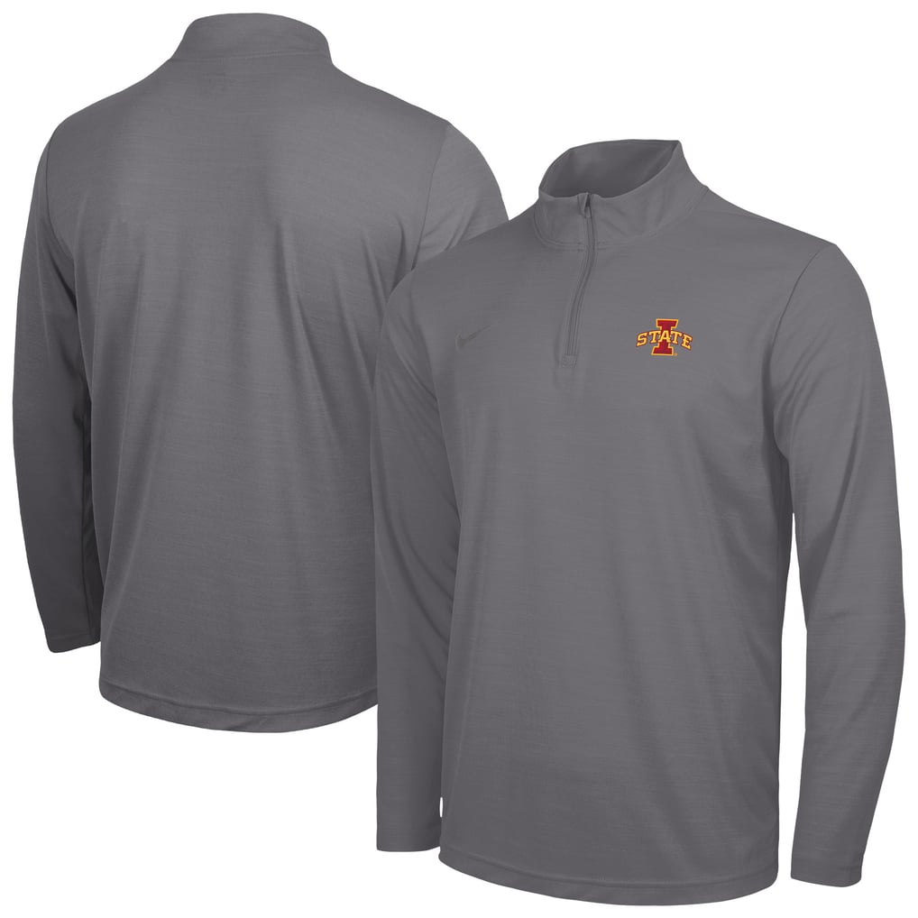 Iowa State Cyclones Nike Intensity Performance Quarter-Zip Pullover - Gray