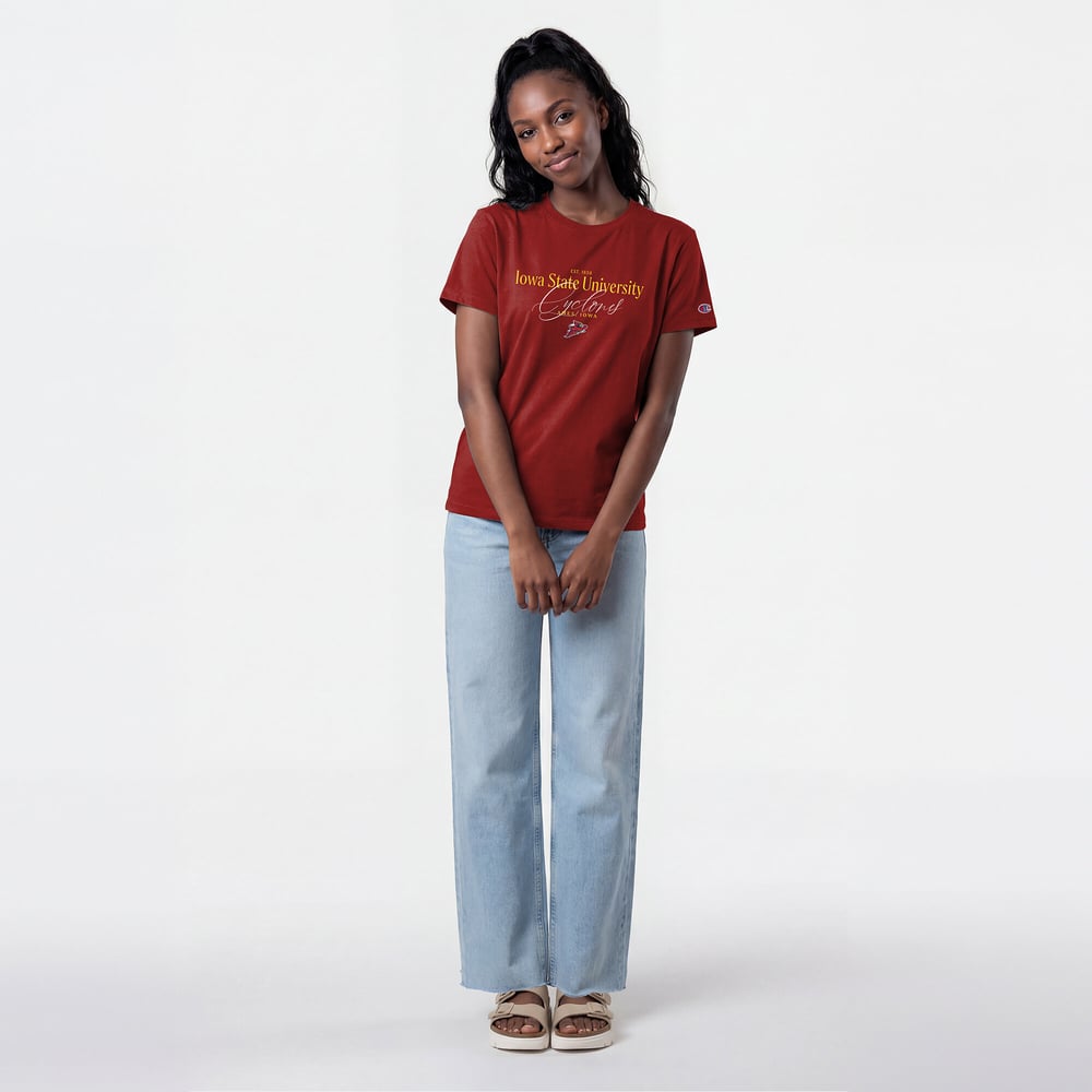 Women's Champion Cardinal Iowa State Cyclones Lifestyle T-Shirt