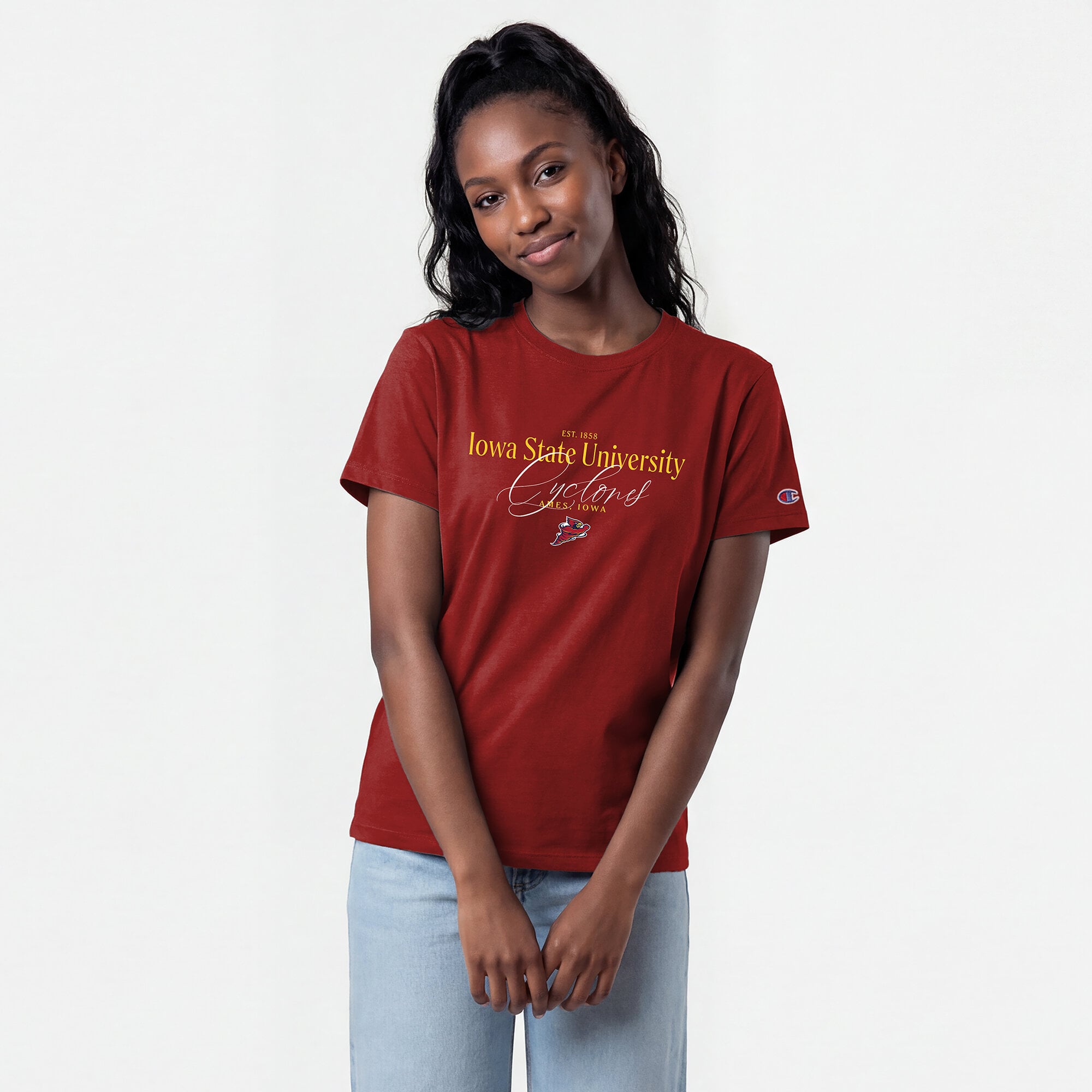 Women's Champion Cardinal Iowa State Cyclones Lifestyle T-Shirt