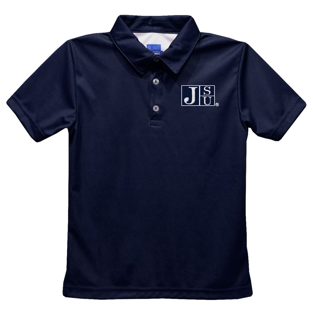  Jackson State Tigers Vive La Fete Toddler Solid Polo - Black