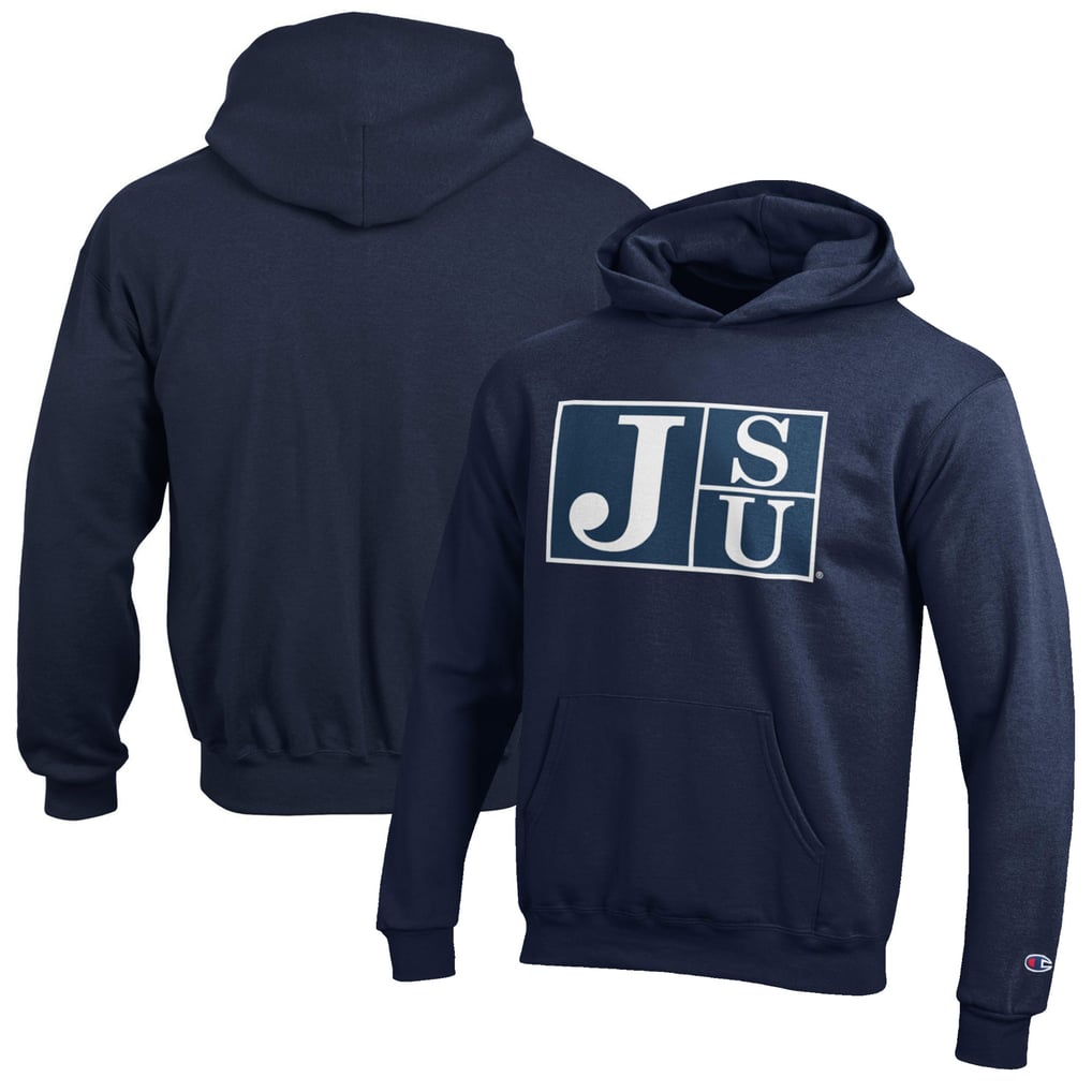 Jackson State Tigers Champion Youth Eco Powerblend Pullover Hoodie - Navy
