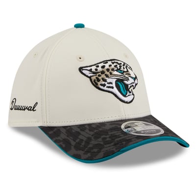 Jacksonville Jaguars New Era 2026 Rivalries Collection 39THIRTY M-Crown Stretch Hat - Natural