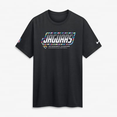 Jacksonville Jaguars Nike 2026 NFL Crucial Catch Tri-Blend Dri-FIT T-Shirt - Black