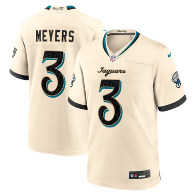 Jakobi Meyers Jacksonville Jaguars Nike 2026 Rivalries Collection Game Jersey - Natural