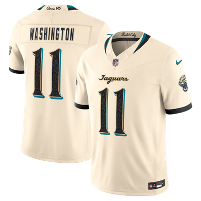 Parker Washington Jacksonville Jaguars Nike 2026 Rivalries Collection Stitched Limited Jersey - Natural