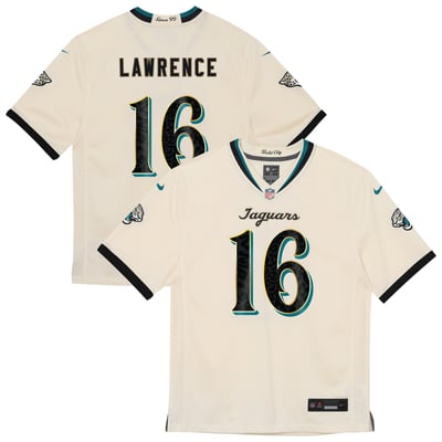 Trevor Lawrence Jacksonville Jaguars Nike Toddler 2026 Rivalries Collection Game Jersey - Natural