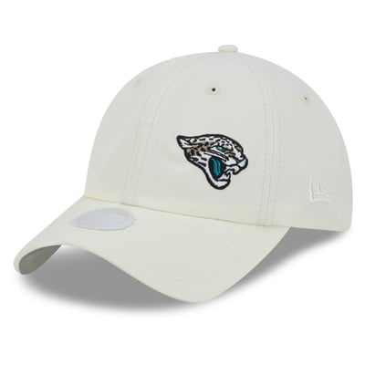 Jacksonville Jaguars New Era Women's 2026 Rivalries Collection Pony Tail Adjustable Hat - Natural