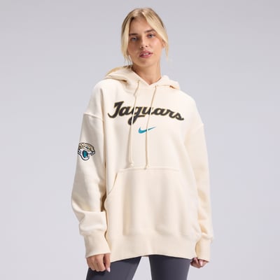  Jacksonville Jaguars Nike Women's 2026 Rivalries Collection Oversized Pullover Hoodie - Natural