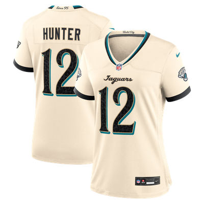 Travis Hunter Jacksonville Jaguars Nike Women's 2026 Rivalries Collection Game Jersey - Natural