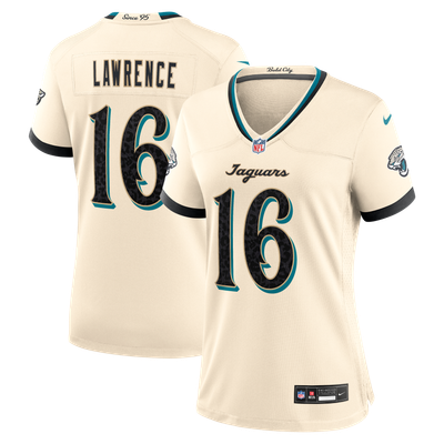 Trevor Lawrence Jacksonville Jaguars Nike Women's 2026 Rivalries Collection Game Jersey - Natural