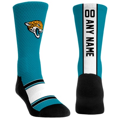 Jacksonville Jaguars Rock Em Socks Youth Custom Jersey Crew Socks