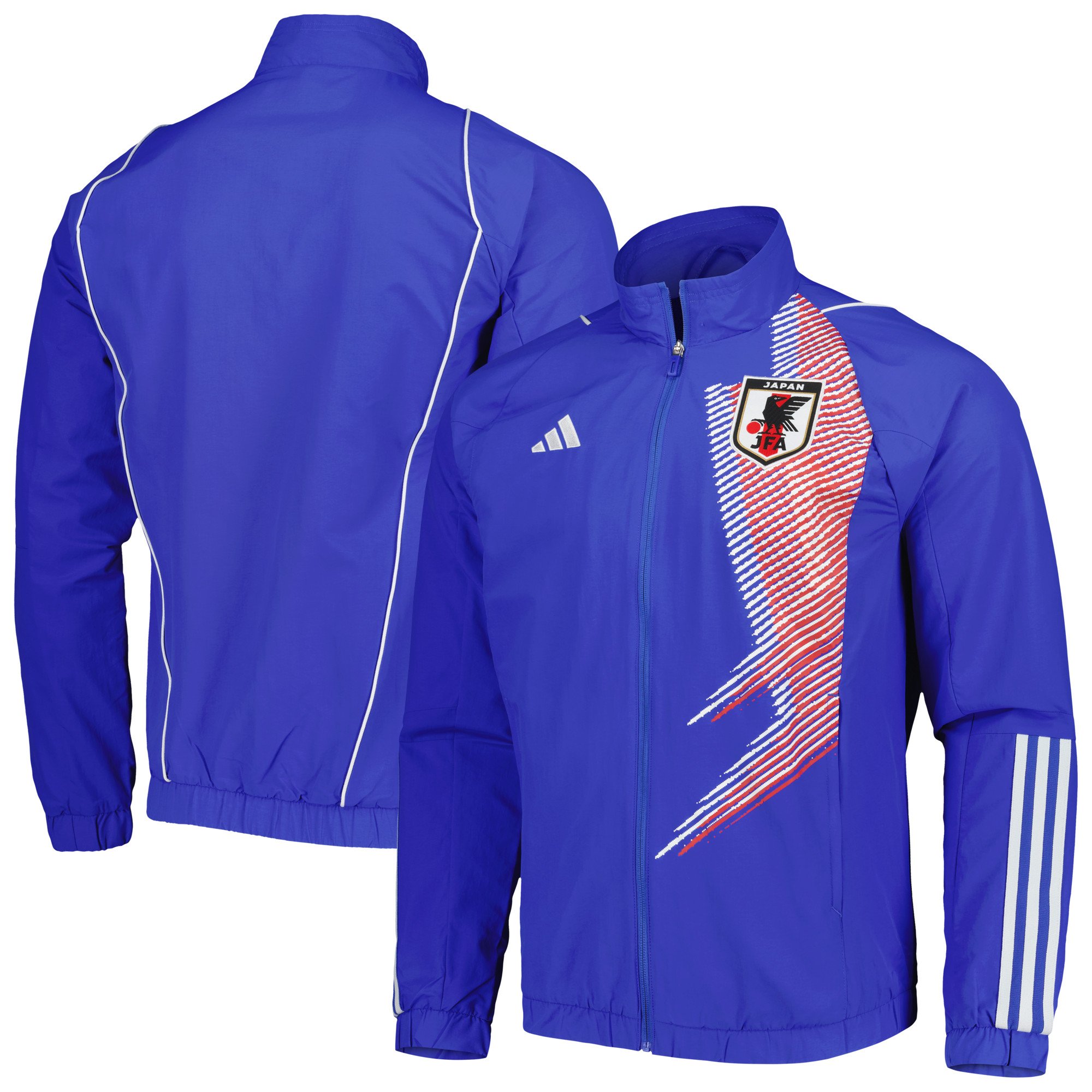 Japan National Team adidas Travel Full-Zip Jacket - Blue