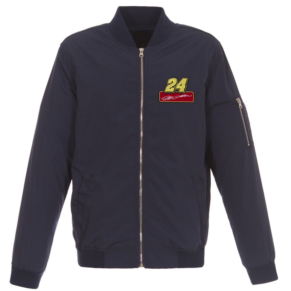 Jeff Gordon JH Design Lightweight Nylon Bomber Jacket - Navy