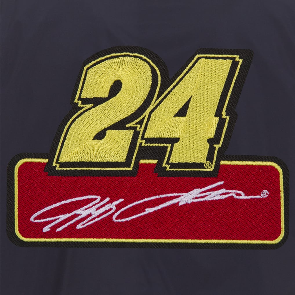 Jeff Gordon JH Design Lightweight Nylon Bomber Jacket - Navy