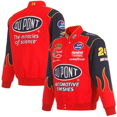  Jeff Gordon JH Design DuPont Twill Driver Uniform Full-Snap Jacket – Red