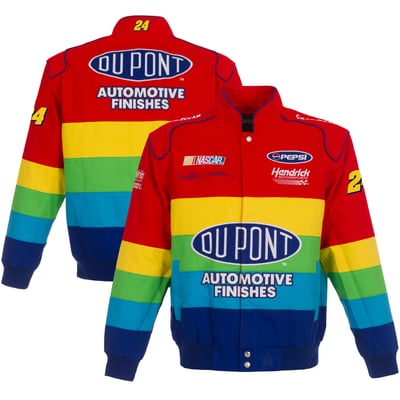 Jeff Gordon JH Design Twill Uniform Full-Snap Jacket - Red/Blue