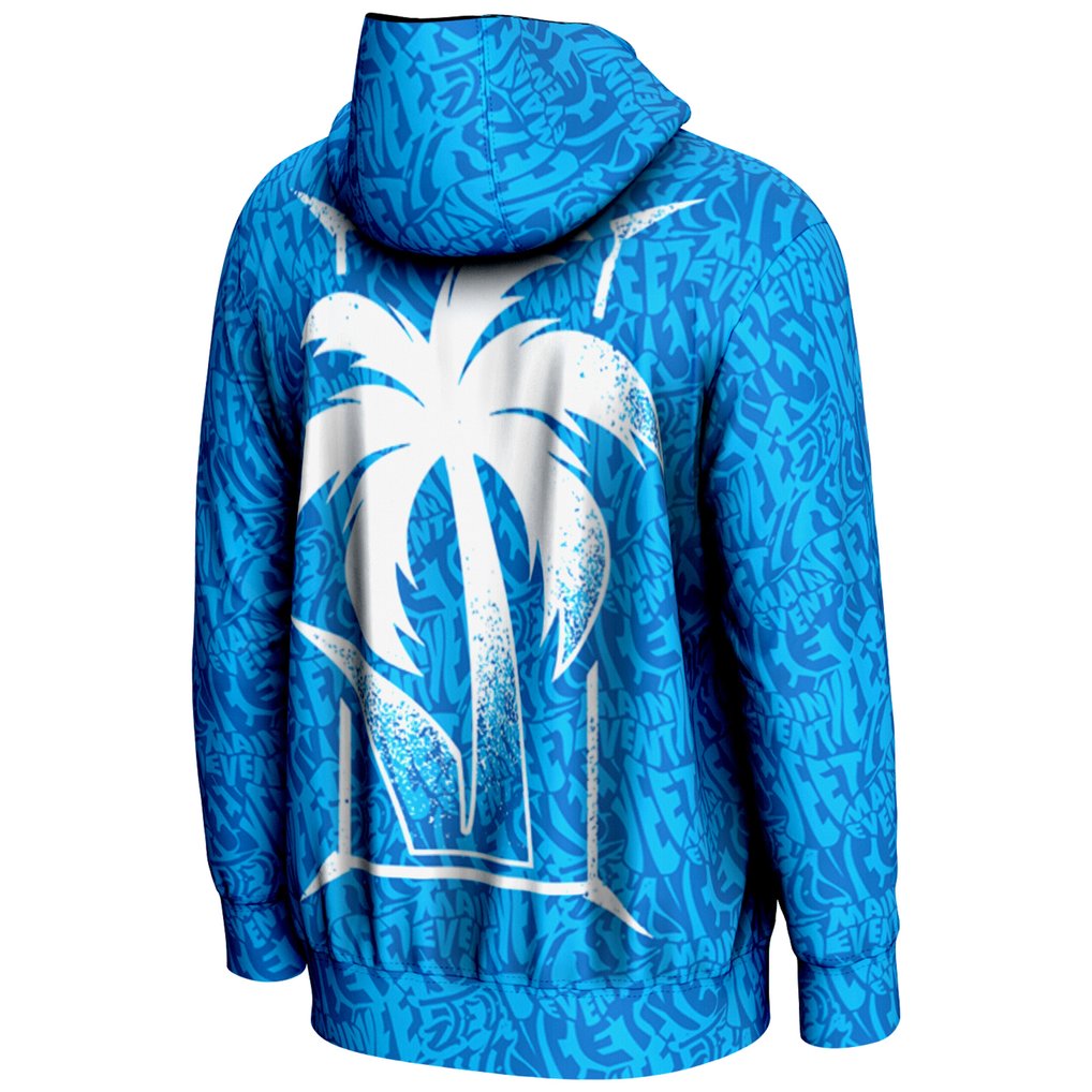 Jey Uso ProSphere Yeet Camo Pullover Hoodie - Blue
