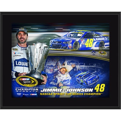 Jimmie Johnson Fanatics Authentic 10.5" x 13" 2016 Sprint Cup Champion Sublimated Plaque