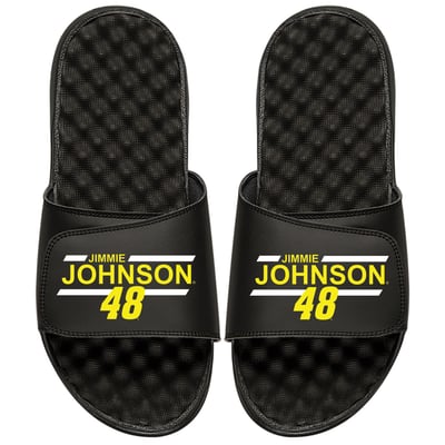 Jimmie Johnson ISlide Bar Slide Sandals - Black