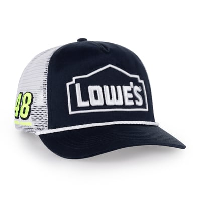 Jimmie Johnson '47 NASCAR Legendary Triple Hit Rope Hitch Adjustable Hat - Navy