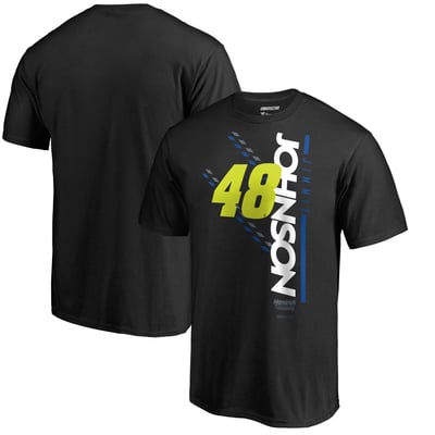 Jimmie Johnson NASCAR Track Bar T-Shirt - Black