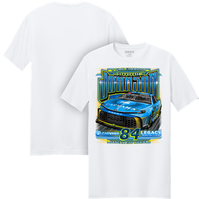 Jimmie Johnson Classic Ink Carvana T-Shirt - White