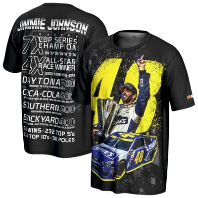  Jimmie Johnson ProSphere  Stat T-Shirt - Black