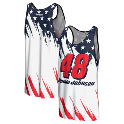 Jimmie Johnson ProSphere Americana Tank Top - White