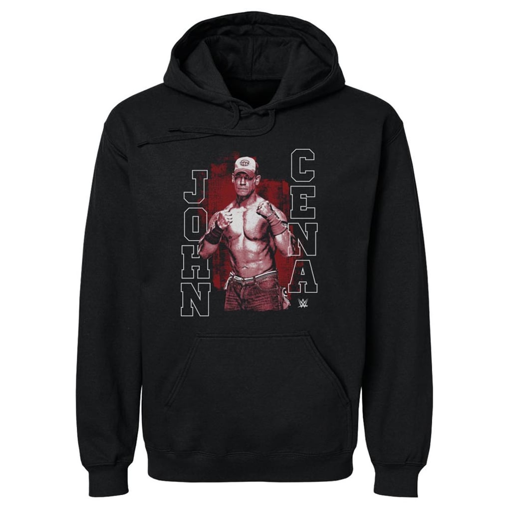 John Cena 500 Level Monochrome Pullover Hoodie - Black