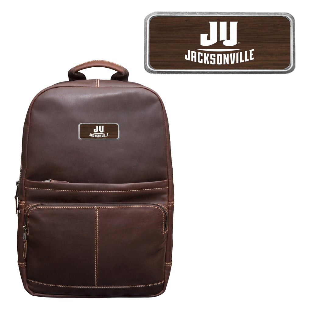 JU Dolphins Logo Plate Kannah Canyon Backpack - Brown