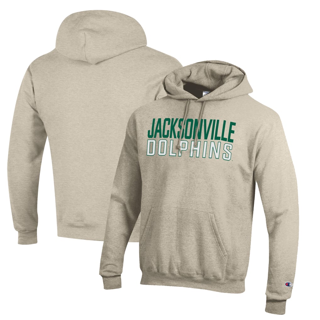 JU Dolphins Champion Eco Powerblend Pullover Hoodie - Oatmeal