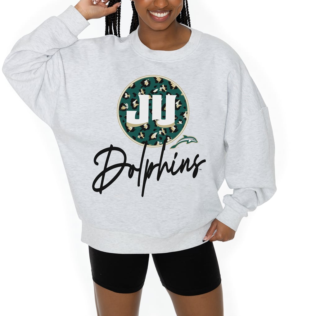 JU Dolphins Gameday Couture Women's Premium Fleece Pullover Sweatshirt - Ash
