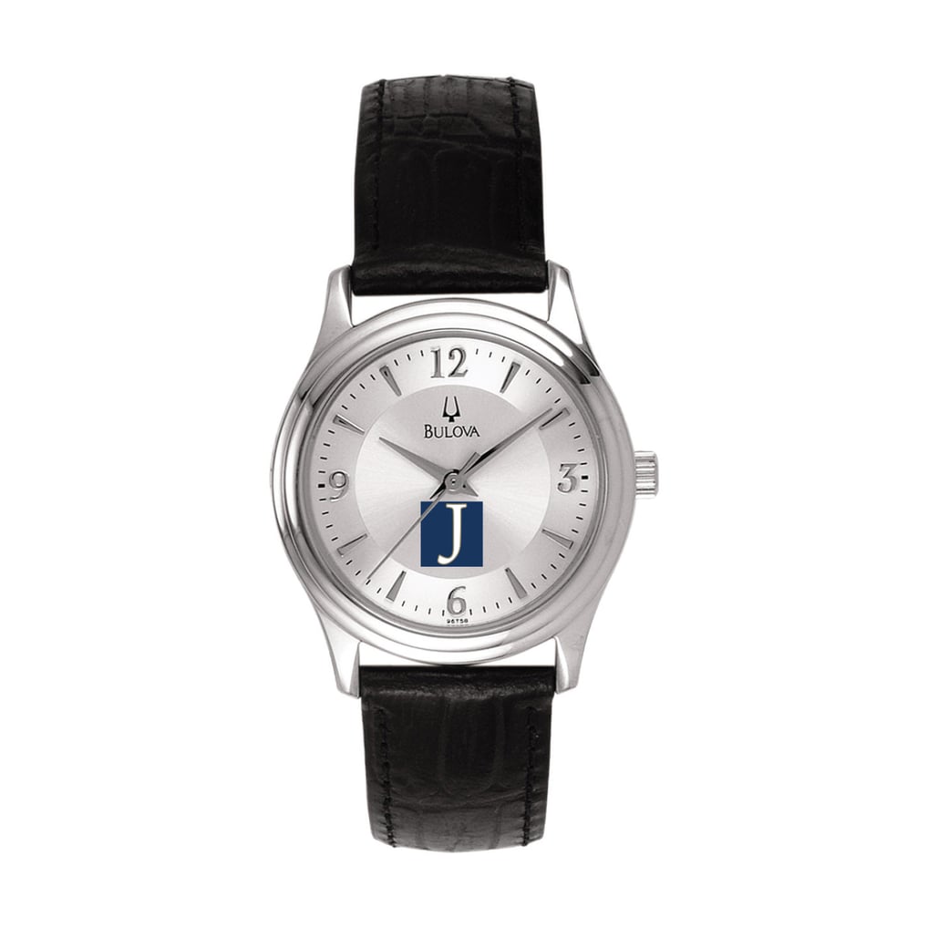 Juniata Eagles Bulova Women's Leather Watch - Silver