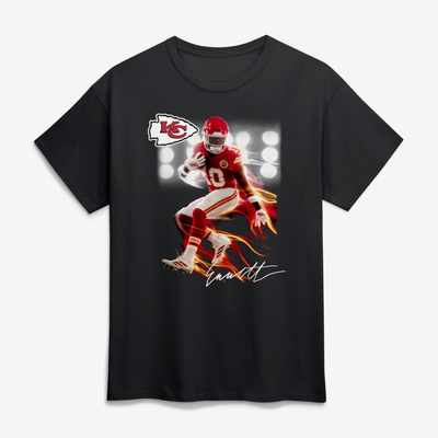 Emmett Johnson Kansas City Chiefs Rookie T-Shirt - Black
