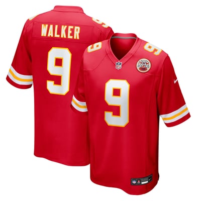 Kenneth Walker III Kansas City Chiefs Nike Game Jersey - Red
