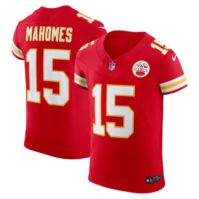 Patrick Mahomes Kansas City Chiefs Nike Team Vapor F.U.S.E. Elite Jersey - Red