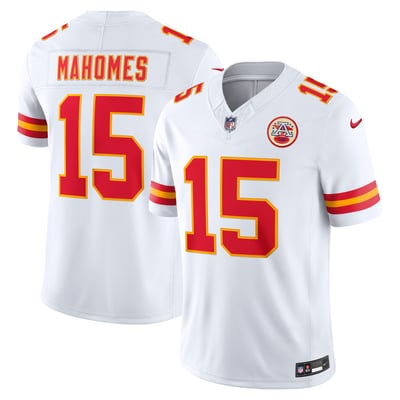Patrick Mahomes Kansas City Chiefs Nike Vapor F.U.S.E. Stitched Limited Jersey - White