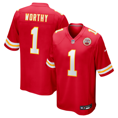 Xavier Worthy Kansas City Chiefs Nike  Player Game Jersey - Red