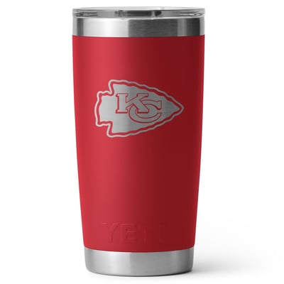 Kansas City Chiefs YETI 20oz. Rambler Tumbler with MagSlider Lid
