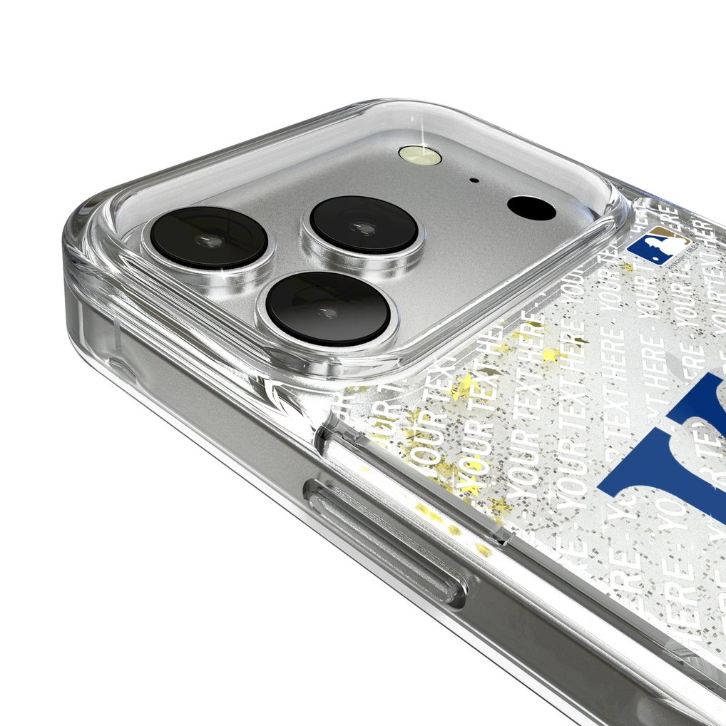 Kansas City Royals iPhone Personalized Glitter Case