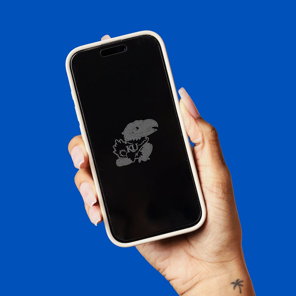 Kansas Jayhawks Clear iPhone Screen Protector
