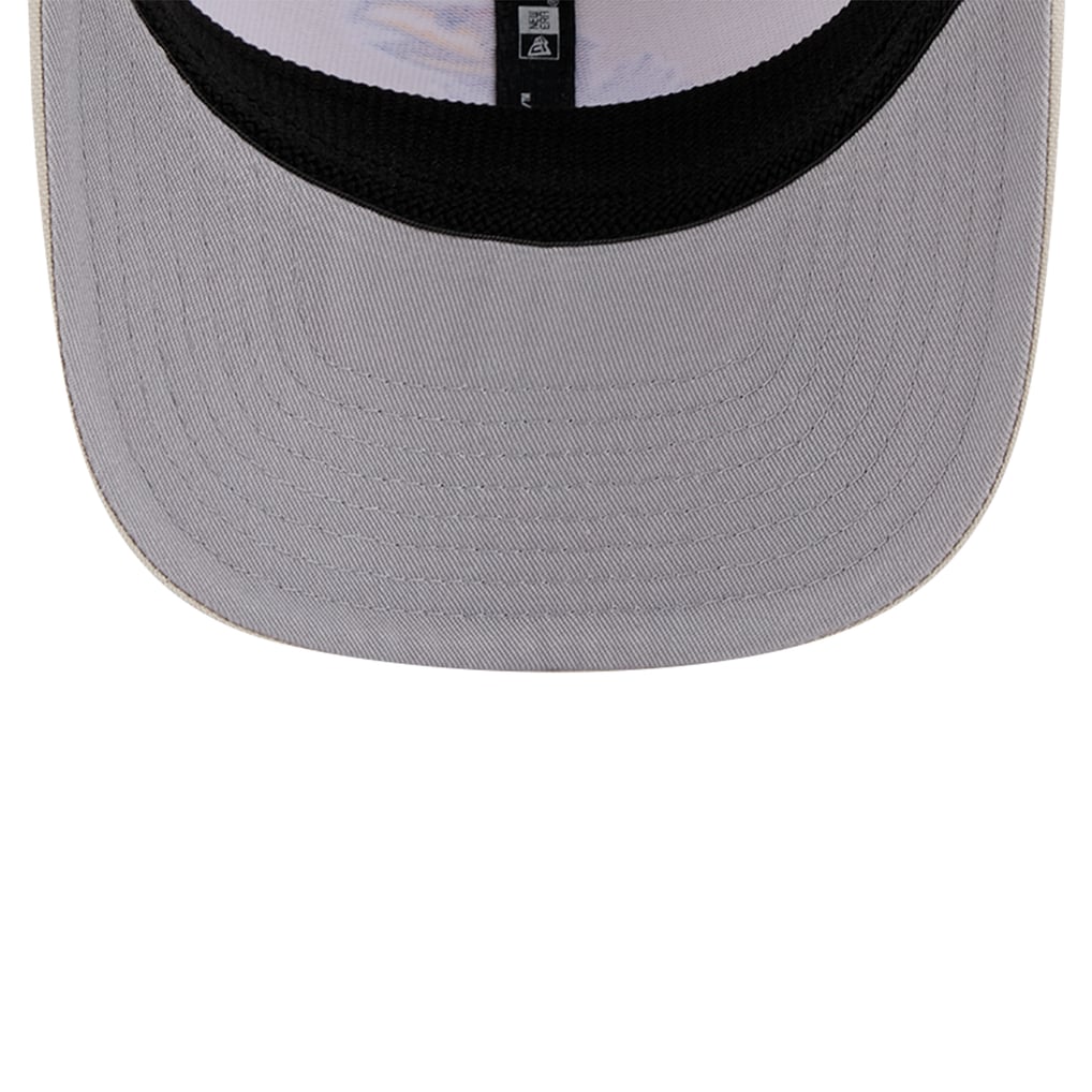 Kansas Jayhawks New Era Canvas 9SEVENTY Stretch-Snap Adjustable Hat - Stone