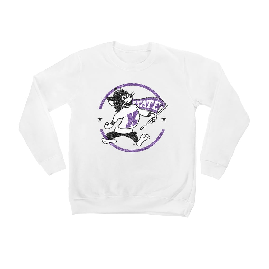 Kansas State Wildcats Youth End Zone Pullover Sweatshirt - White
