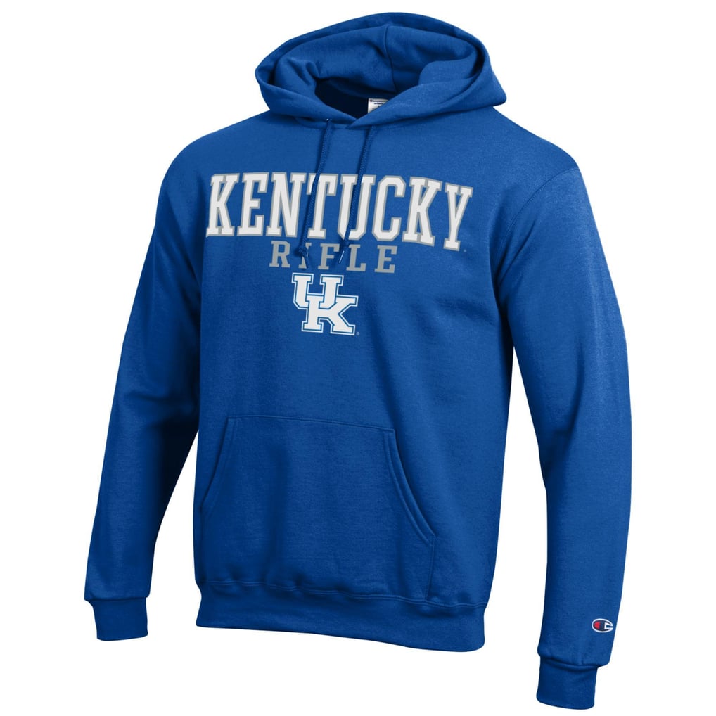 Kentucky Wildcats Champion Rifle Stack Powerblend Pullover Hoodie – Blue