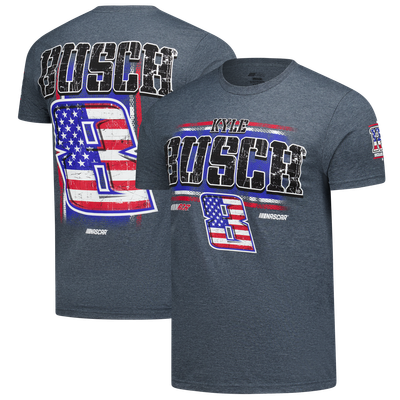 Kyle Busch Classic Ink 3-Spot Lifestyle T-Shirt - Heather Gray