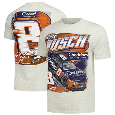 Kyle Busch Classic Ink Cheddar's Flash 2-Spot T-Shirt - Oatmeal