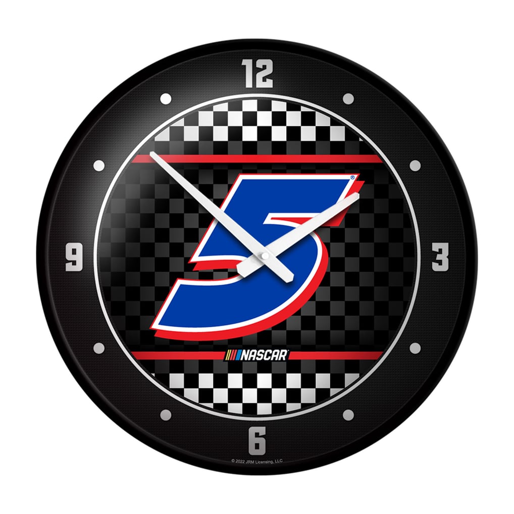  Kyle Larson 17.5" Modern Disc Wall Clock