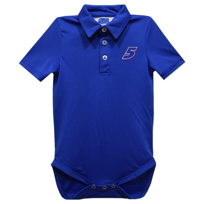 Kyle Larson Vive La Fete Infant Polo Bodysuit - Blue