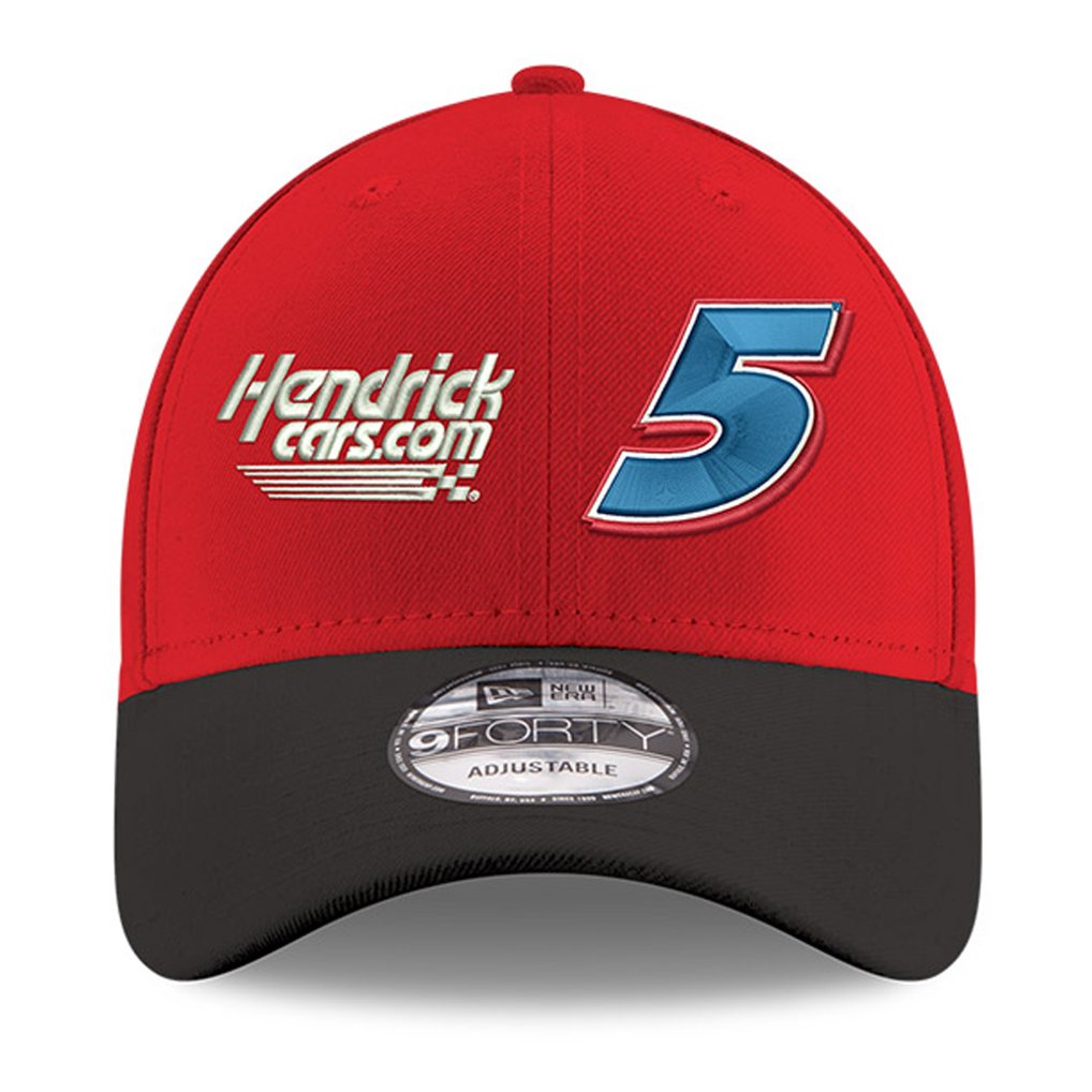 Kyle Larson New Era Double Whammy 9FIFTY Snapback Adjustable Hat - Scarlet/Black