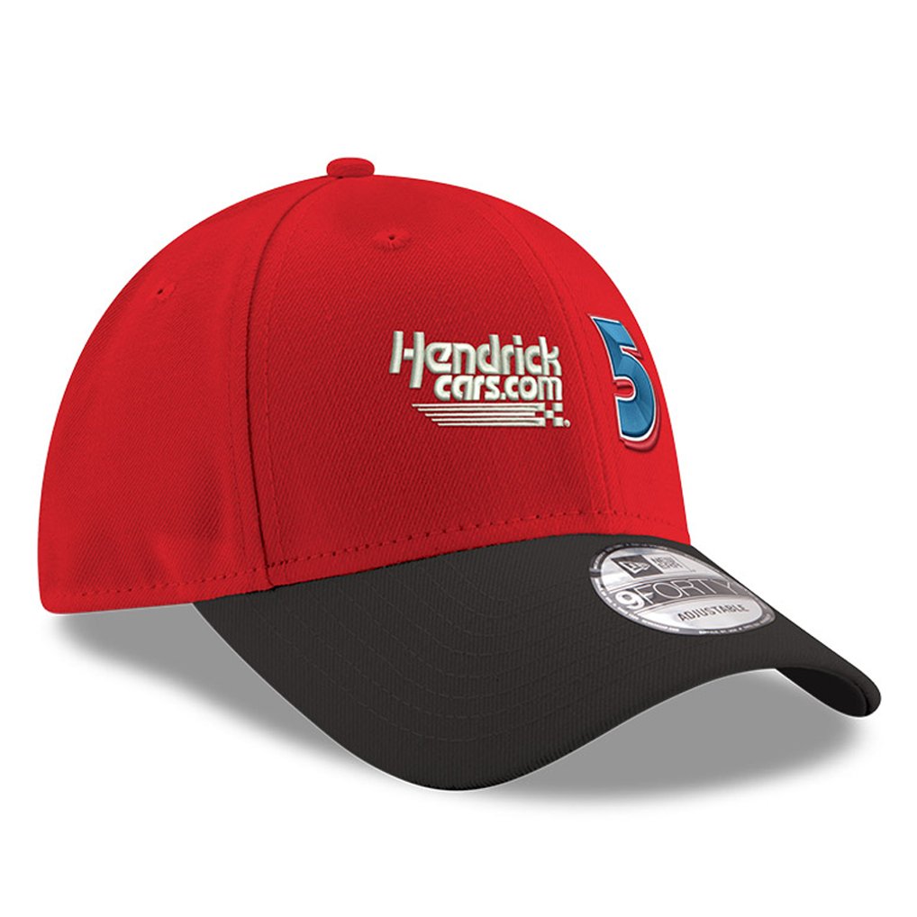 Kyle Larson New Era Double Whammy 9FIFTY Snapback Adjustable Hat - Scarlet/Black